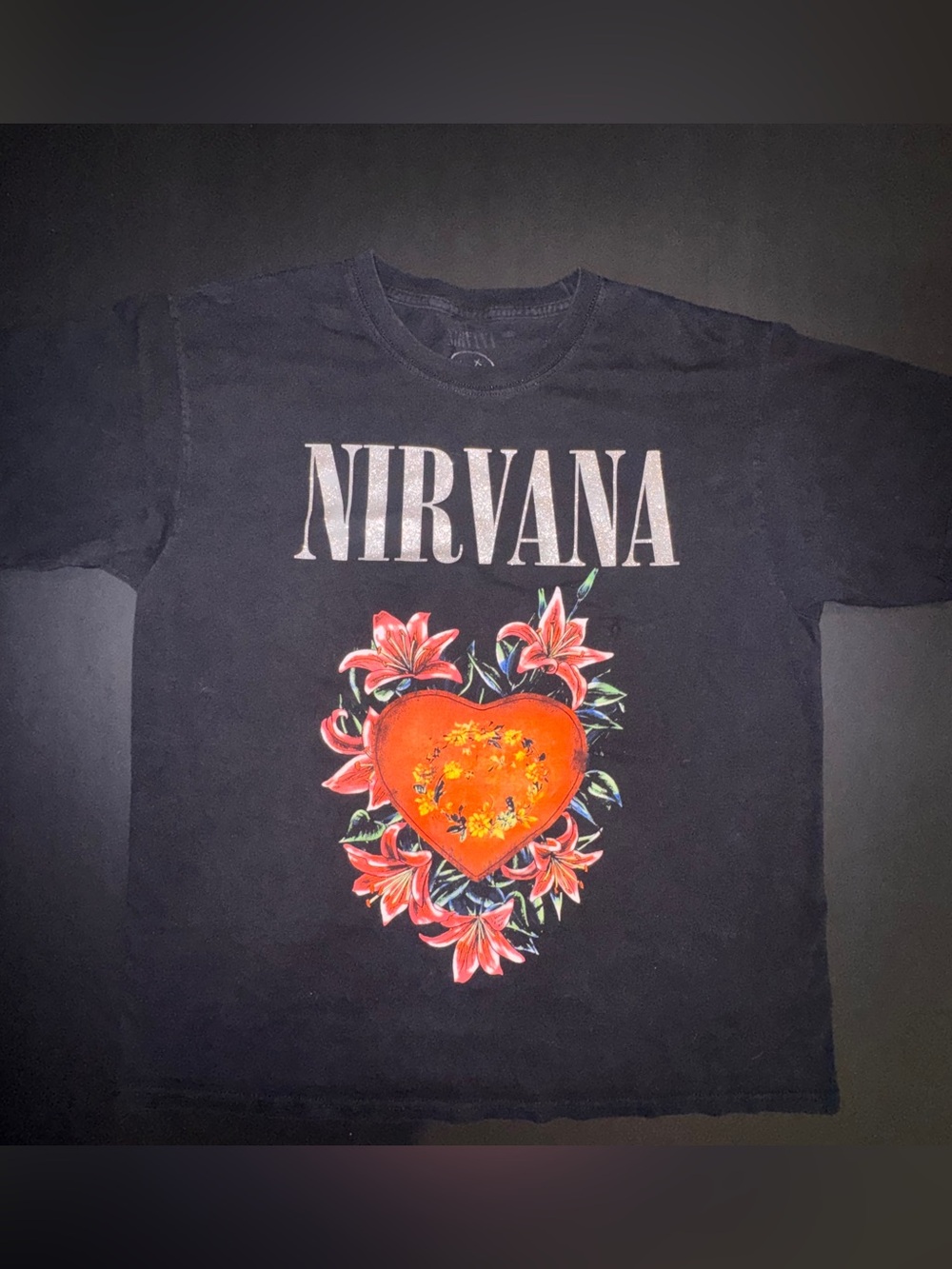 Women’s Nirvana Black Graphic Tee